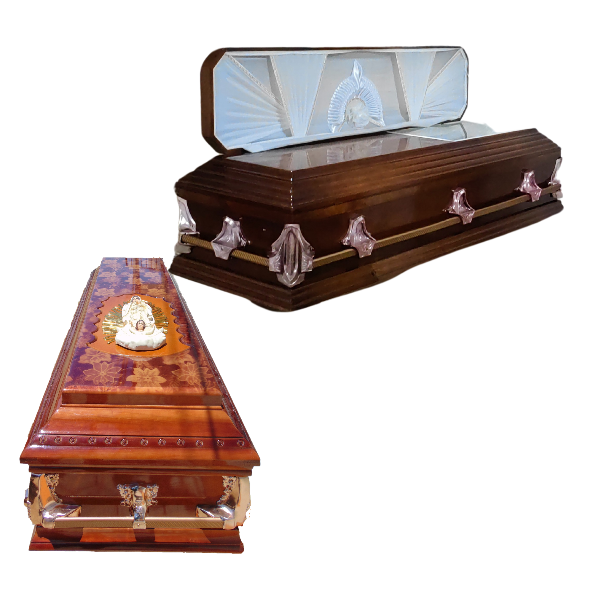 Ataúd de madera de Pino